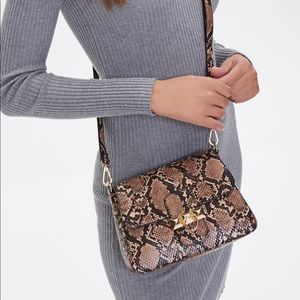 NWT Python Print Crossbody Bag